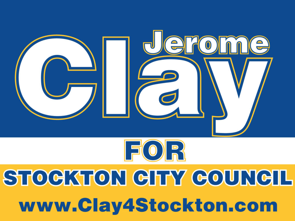 Jerome Clay for Stockton City Council Logo